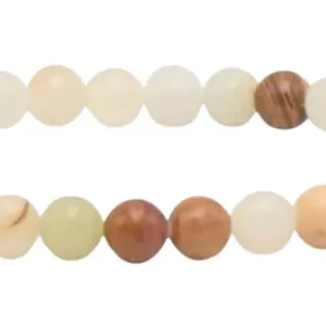BRACELET ARAGONITE PEROU AB BOULE 6MM