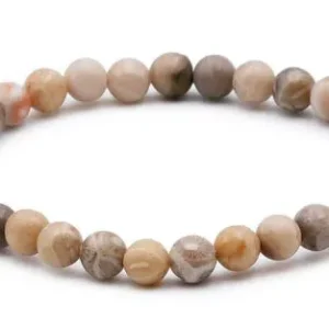 BRACELET CORAIL FOSSILE AB 6mm