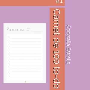 Carnet de 100 to-do lists: #1