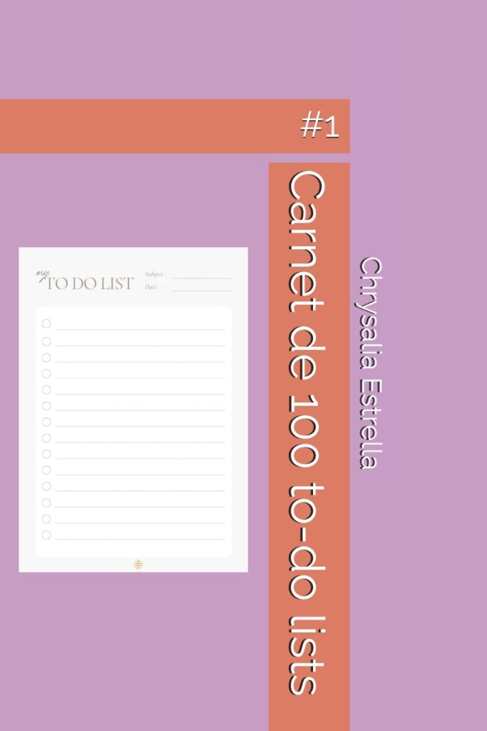 Carnet de 100 to-do lists: #1