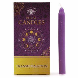 Set de 10 bougies Transformation Violet