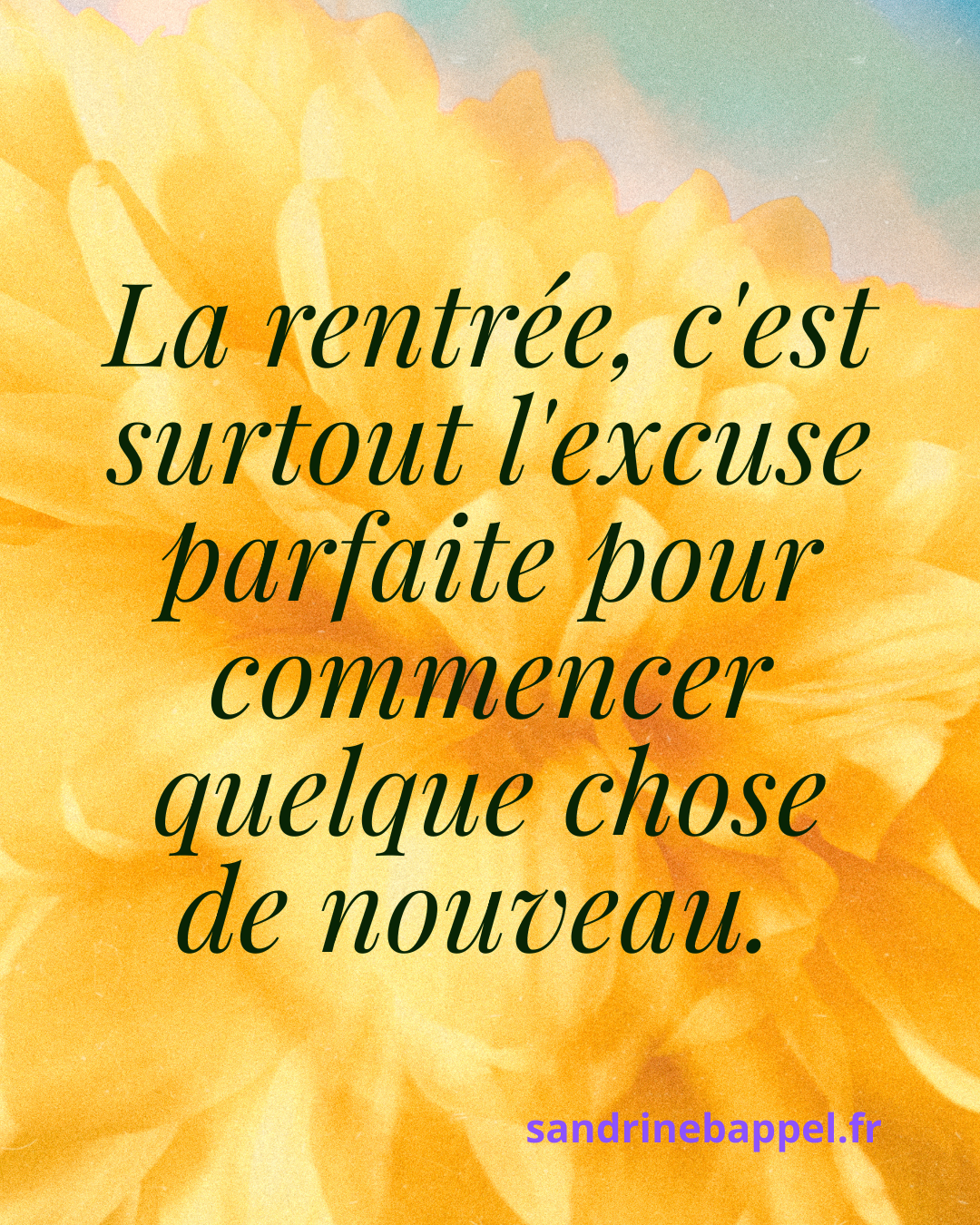 La rentrée